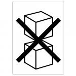 Do not Stack Do not Stack, 74x105mm, paper