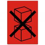 Do not Stack Do not Stack Rot, 74x105mm, paper