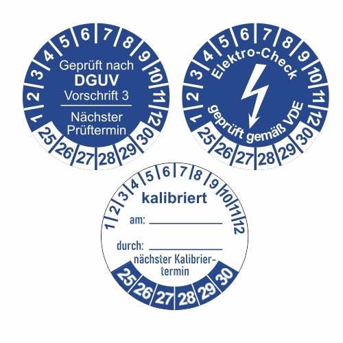 ps01 Prüfplakette Geprüft nach DGUV