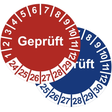 ps01 Prüfplakette Standard Ø 20mm