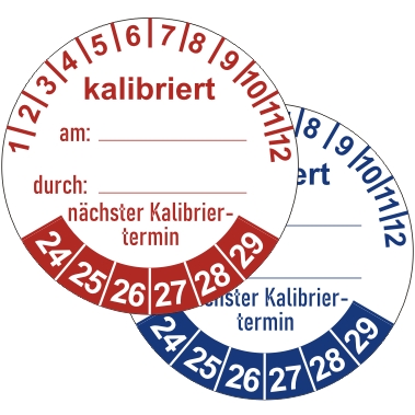 ps01 Prüfplakette Standard Ø 20mm
