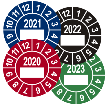 ps01 Prüfplakette Standard Ø 20mm
