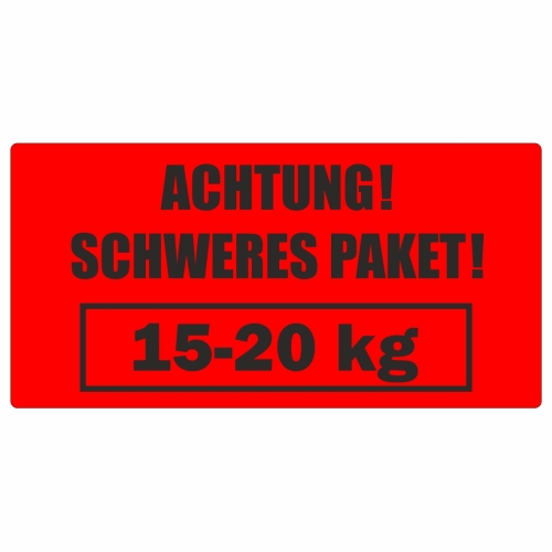  Schweres Paket 15kg 50x100mm