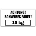  Schweres Paket 10kg, 50x100mm, Papier, Weiss