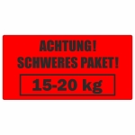  Schweres Paket 15kg, 50x100mm, Papier, Rot