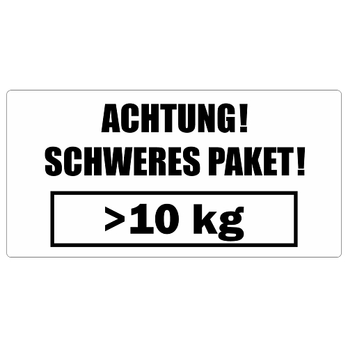 Schweres Paket 10kg 50x100mm Schweres Paket 10kg 50x100mm