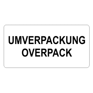  Umverpackung Overpack 100x50mm