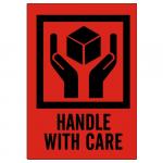Handle with Care Handle with Care Rot, 74x105mm, Papier, Rot